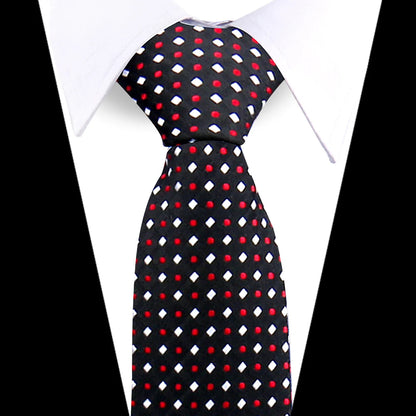 Elegant Ties For Men Fashion Item Necktie High Quality Classic Men Tie Suit Accessories Wedding Gifts Business Party Wholesale Good Vibrations