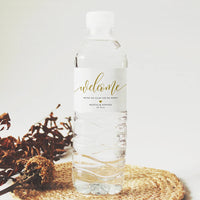 Personalized Wedding Water Bottle Label Birthday Party Thank You Water Bottle Sticker Bridal Shower Welcome Gift Wedding Decor Good Vibrations