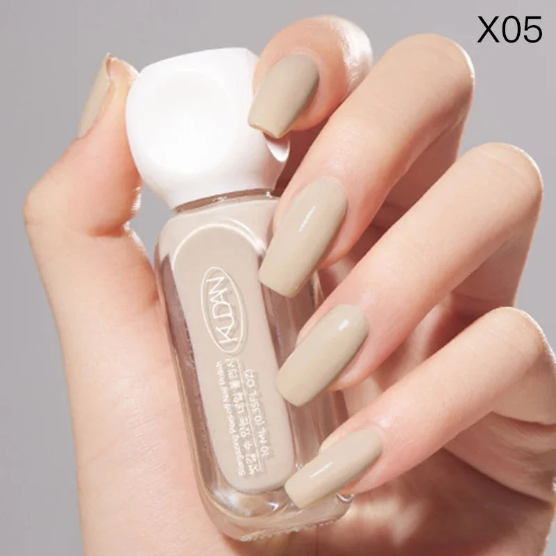 10ml Peel Off Water-Based Starry Nail Polish Fast Drying Long-Lasting Healthy And Brightening Effect No Need Lamp Cure Good Vibrations