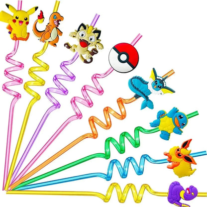 Pokemon Birthday Party Supplies Pikachu Decoration Banner Balloons Tableware Set Plates Napkins Baby Shower Children's Toy Gifts Good Vibrations
