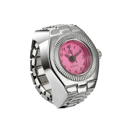 Fashion Rings Finger Watches for Women Men 2025 Fashion Party Quartz Watches Unisex Couple Rings Jewelry Gifts Good Vibrations