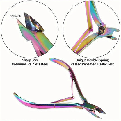 10Pcs/lot Nail Art 100/180 Grit Professional Files Buffer Sponge Block Brush Nail Scissors Kit With Cuticle Nipper Pushers Good Vibrations
