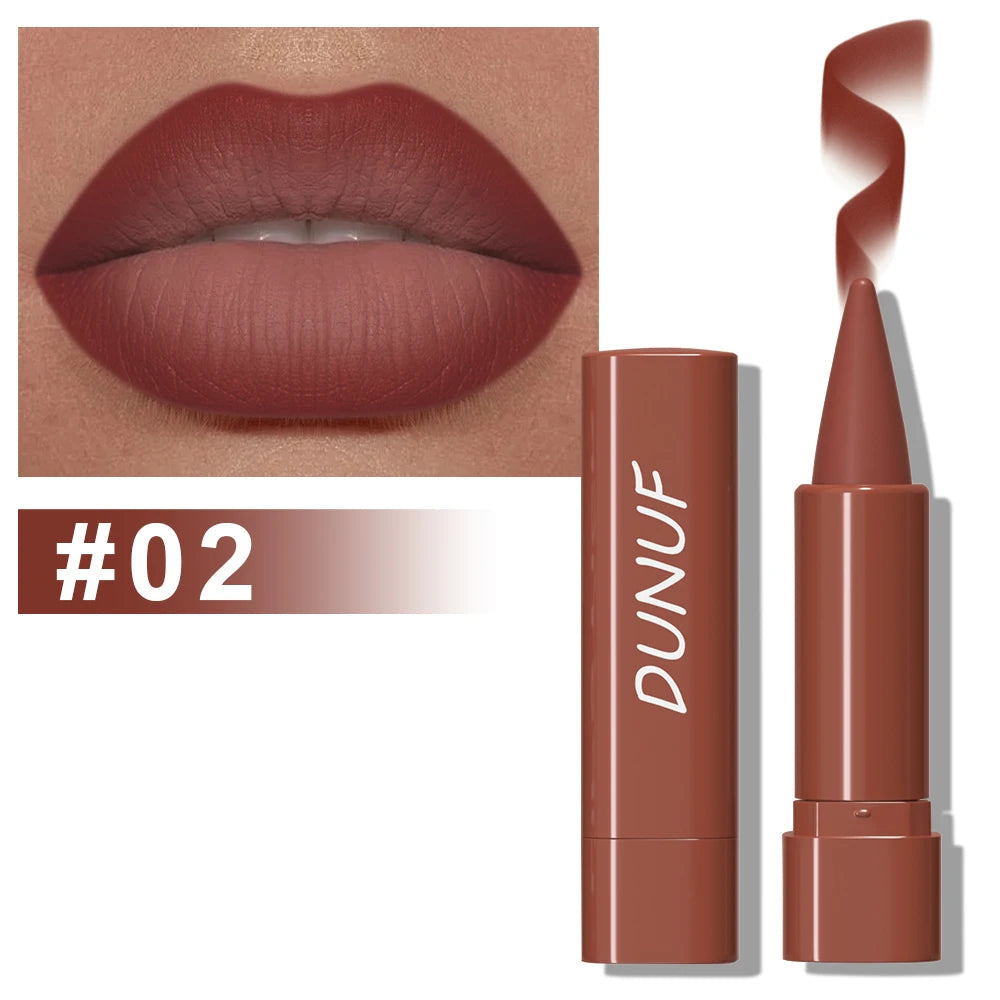 Gradient Lip Liner Pen with Matte Velvet Finish Smooth Application  Lipstick for Defined and Elegant Lips Good Vibrations