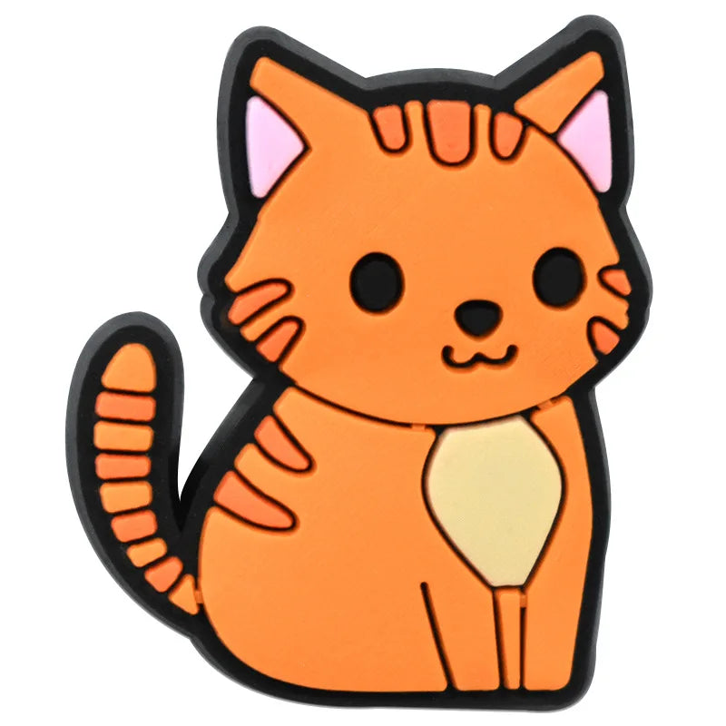 Shoe Charms for Crocs Accessories Cute cat Shoes Charm for Croc Decorations Pins Men Accessory Jeans Woman Clogs Clips Badges ﻿ Good Vibrations