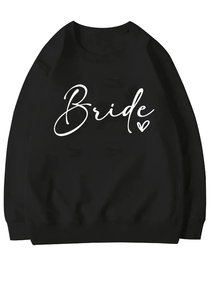 Bride & Team Bride Bridesmaid Sweatshirt Bridesmaid Proposal Maid of Honor Engagement Pullover Bride Sweater Bridesmaid Gifts Good Vibrations