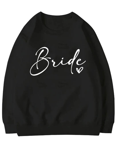 Bride & Team Bride Bridesmaid Sweatshirt Bridesmaid Proposal Maid of Honor Engagement Pullover Bride Sweater Bridesmaid Gifts Good Vibrations
