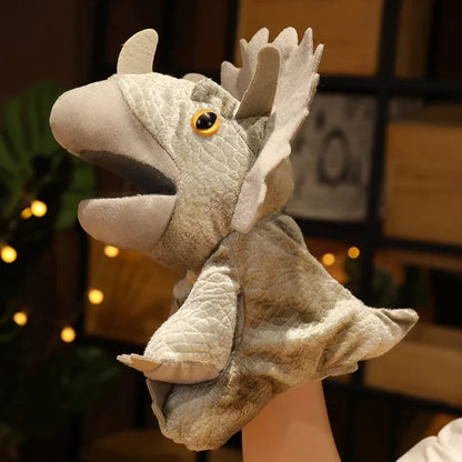 Stuffed Plush Animals Toys Hand Finger Puppet Kawaii Dolls Educational Baby Toys Learning & Education Monkey Tiger Children Gift Good Vibrations