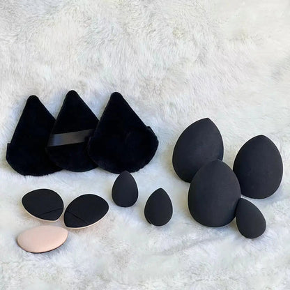12pcs Makeup Sponge Blender Beauty Egg Soft Cosmetic Puff Foundation Sponges Powder Puff Women Make Up Accessories Beauty Tools Good Vibrations