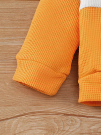 2PCS Kids Boy Clothing Set Fashion Color Block Long Sleeve Top+Pants Spring&Autumn Handsome Sports Outfit for Children 1-6 Years Good Vibrations