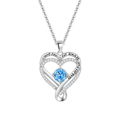 Elegant Style Heart shaped Pendant Necklace Hollow Design Mother's Day Gift Party Suitable for Best Friends Without Box Good Vibrations
