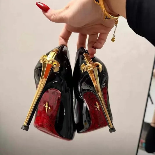 Sexy High Heels for Women 2026 New Stylish Pointed Toe Stiletto Elegant Niche Single Shoes Good Vibrations