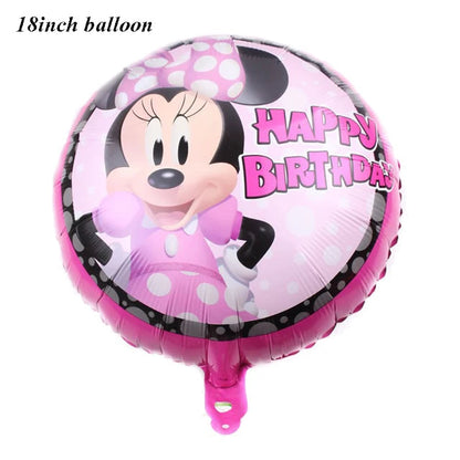 Disney Pink Minnie Mouse One Year Old Birthday Party Supplies Cup Plate Kids Girl Birthday Party Decor Disposable Tableware Set Good Vibrations