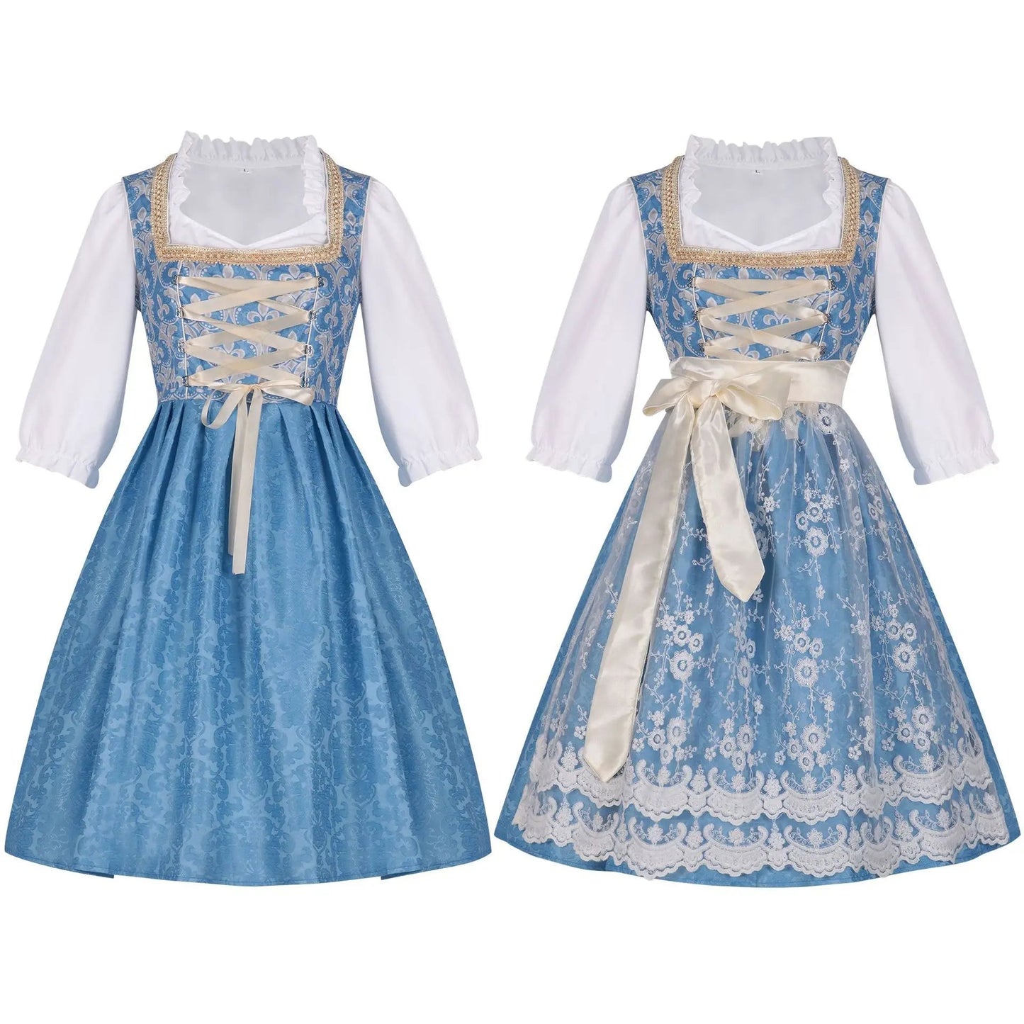 Halloween Carnival Cosplay Costume German Oktoberfest Maid Dress Woman Bavarian Traditional Embroidery Outfits Performance Girl Good Vibrations