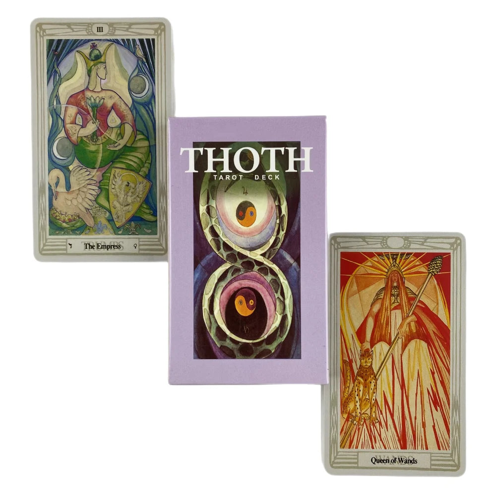 Thoth Tarot Cards A 78 Deck Oracle English Divination Edition Board Playing Games Good Vibrations