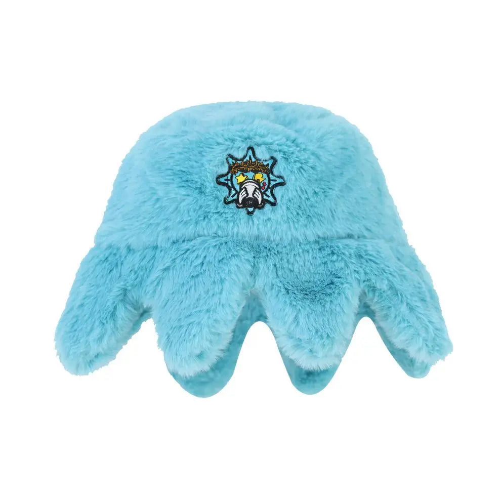 2025 New European and American Trendy Fishing Hat Retro Autumn and Winter Warm Rabbit Fur Octopus Hat Casual Hat Good Vibrations