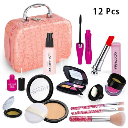 Simulation Cosmetics Set Kids Play House Toys Simulation Make up Lipstick Nail Paint Educational Toys Pretend Makeup Girls Game Good Vibrations