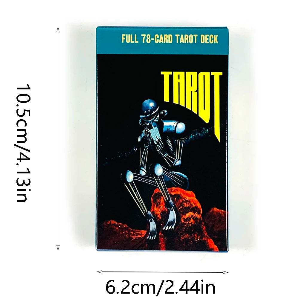 Todd Alcott's Sci-Fi Tarot Cards A 78 Science-Fiction-themed Tarot Deck English Versions Divination Deck Board Playing Game Good Vibrations