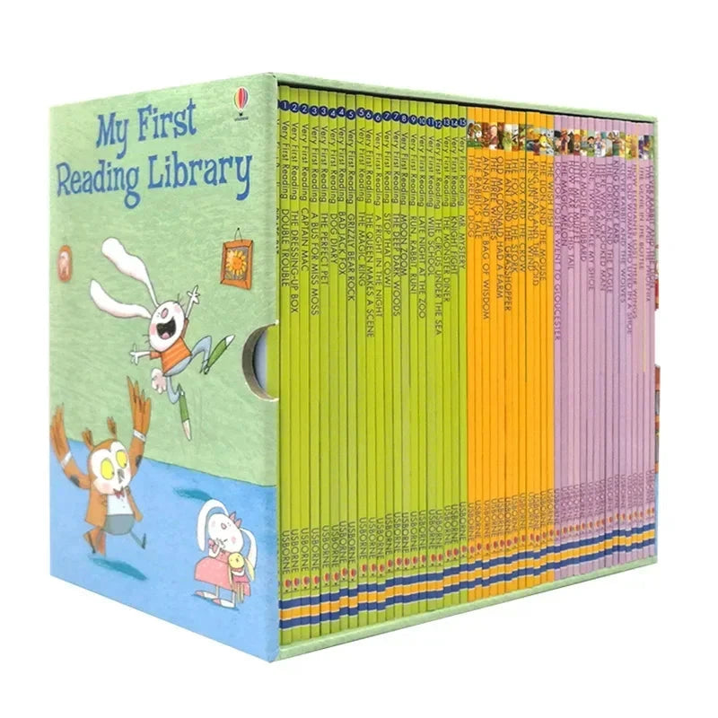 The Usborne 1st 2nd 3rd 4th Reading Collection Library English Picture Book Learning Education Help Children Grow As A Reader Good Vibrations