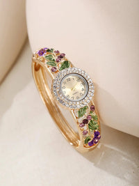 Women's New Retro Light Luxury Rare Quartz Bracelet Watch Good Vibrations