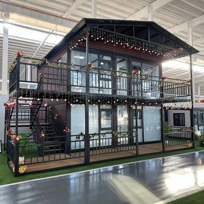 20ft 40ft Expandable Granny Flat Prefabricated Portable Container House Tiny House Prefabricated Foldable Container House Good Vibrations