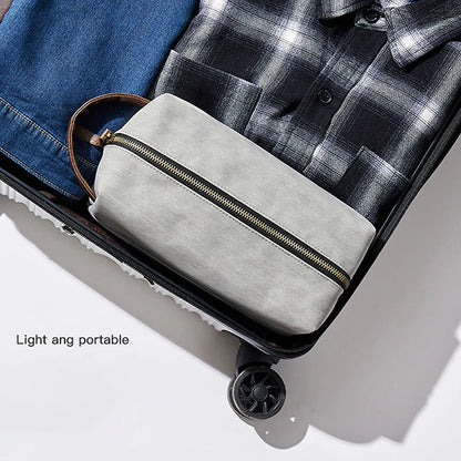 Portable hookah bag in suitcase, travel storage solution.