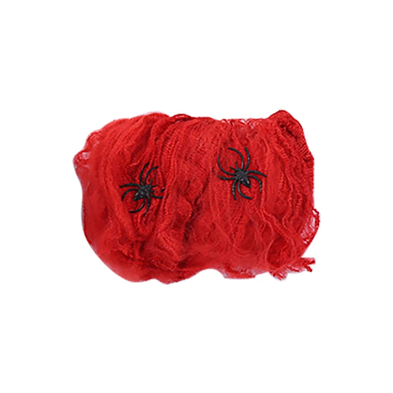 Halloween Decoration Party Accessories Decorations for Events Scream Festa Spider Web Black Outdoor Props Haunted House Spider Good Vibrations