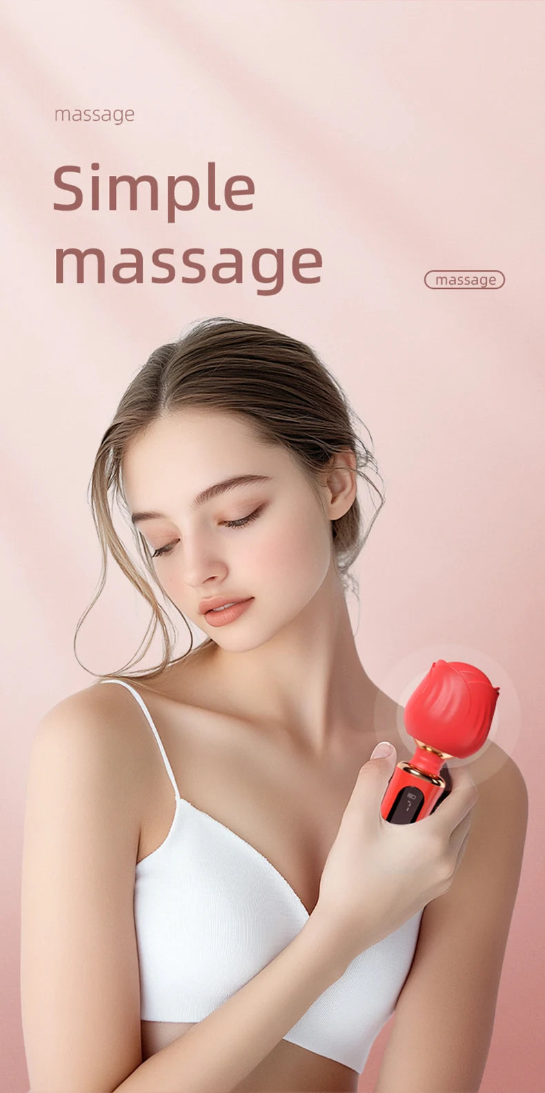 MINI AV 360° Stimulate Stick Nipple and Clitoris Massage Stimulation Toy Powerful Magic Wand Personal Massager Female Vibrators Good Vibrations Adult Super Store