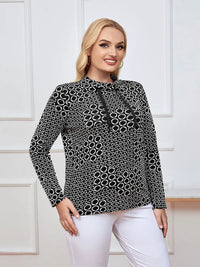 Womens plus size woven round neck shirt belongs to the category of womens clothing Good Vibrations