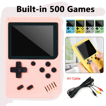 Built-in 500+ Classic games 5 inch arcade retro Console games console for Game boy Emulator TV Video Game Handheld Game Player Good Vibrations