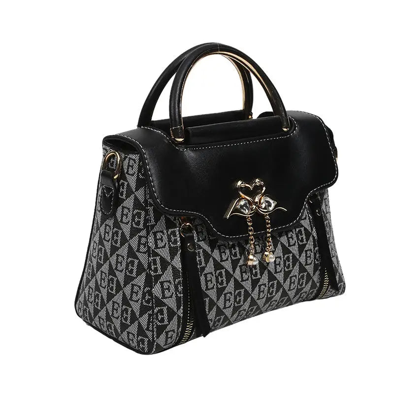 High Quality Bags Fashion Print Leather Shoulder Bag Luxury Design Shoulder Bag Elegant Small Square Bag Good Vibrations Adult Super Store