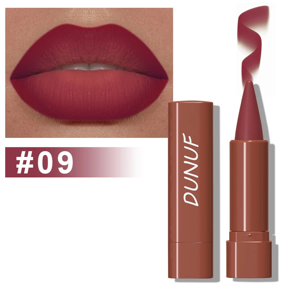 Gradient Lip Liner Pen with Matte Velvet Finish Smooth Application  Lipstick for Defined and Elegant Lips Good Vibrations
