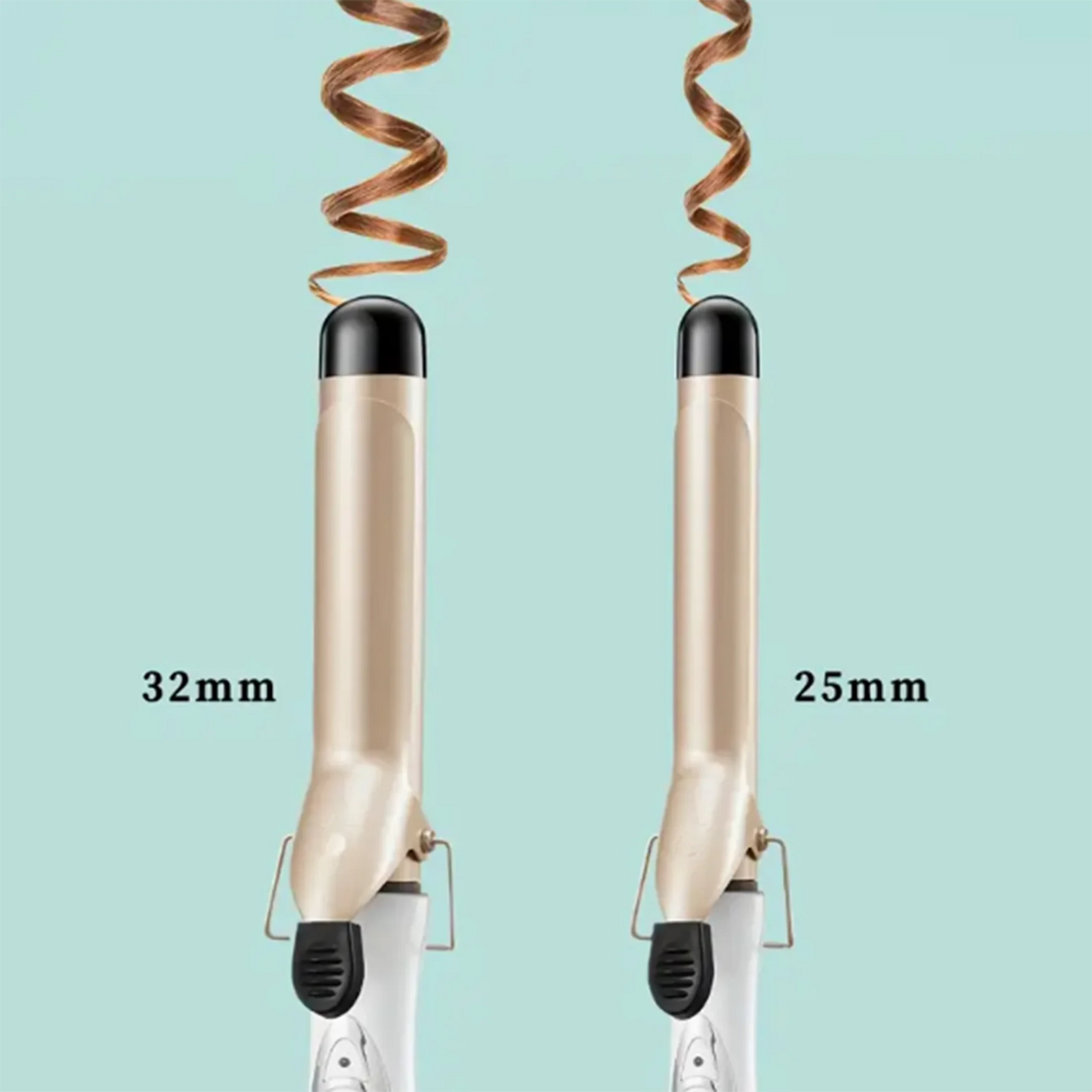Curling iron household large wave gold curling iron electric curling iron 32/25MM, 10 seconds quick setting. Good Vibrations