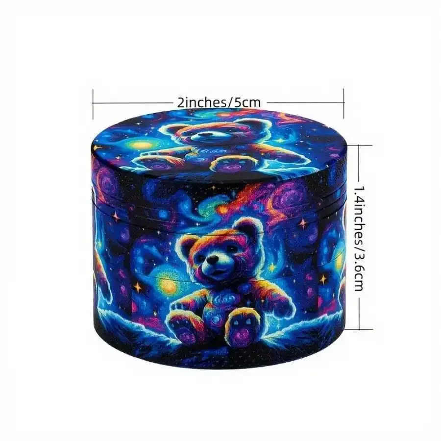 2" Cute Bear Herb Grinder Rolling Tray Good Vibrations Adult Super Store