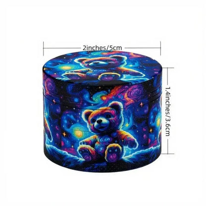 2" Cute Bear Herb Grinder Rolling Tray Good Vibrations Adult Super Store