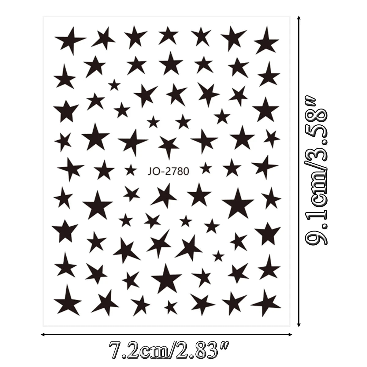 3/6/12 Sheets Star Nail Stickers Set – Neon Laser Color Self-Adhesive Decals DIY Gel Acrylic Nail Art Decoration Good Vibrations