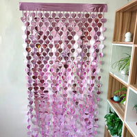 NEW Party Decoration Rain Silk Curtain Love Door Curtain Birthday Party Valentine's Day Wedding Engagement Heart Rain Silk Decor Good Vibrations