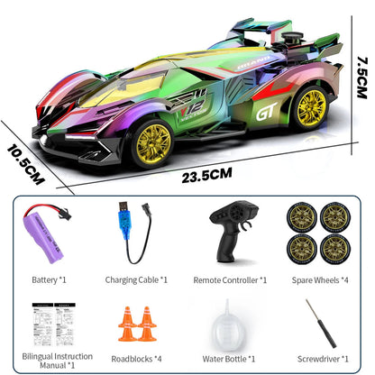 Rc Car 4Ch High-Speed Remote Control Drift Racing Car Electric Sportscar Toy Vehicle Model Toys for Boys Kids Birthday Gift Good Vibrations