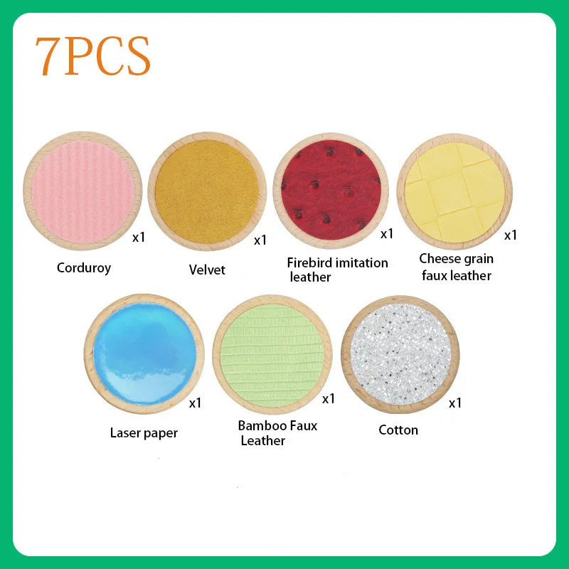 Children Sensory Toys Tactile Board Matching Game Tactile Classification Color Cognition Parish Memory Training Montessori Toys Good Vibrations