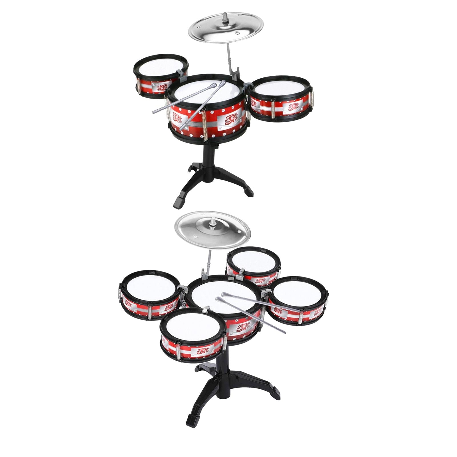 Toddlers Educational Drum Set Musical Toys Sensory Toy Kids Drum Set for Children 1 2 3 4 Years Old Kindergarten Kids Girls Boys Good Vibrations