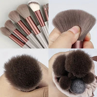 NEW13PCS Makeup Brush Set Eye Shadow Highlighter Concealer Brush Blush Loose Powder Brush Blending Soft Fluffy Women Beauty Tool Good Vibrations