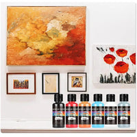 24 Colors Set Acrylic Paint DIY Painting Coloring Pigments For Fabric Clothing Shoes Sofa Painting Waterproof Acrylic Paints Good Vibrations