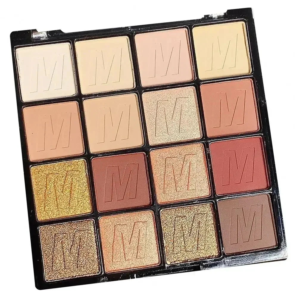 Pearlescent Eyeshadow Palette Matte Shimmer Eye Shadow Delicate Easy To Clear Lasting 16 Colors Women Beauty Eye Makeup Cosmetic Good Vibrations