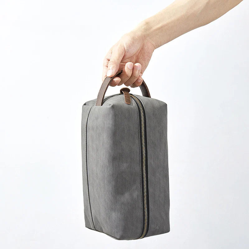 Portable hookah bag with large capacity, waterproof material, and rectangular shape.