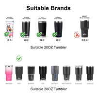 20/30oz Tumbler Handle Water Thermos Bottle Holder Travel Drinkware Holder Coffee Cup Portable Insulated Bottles Accessories Good Vibrations