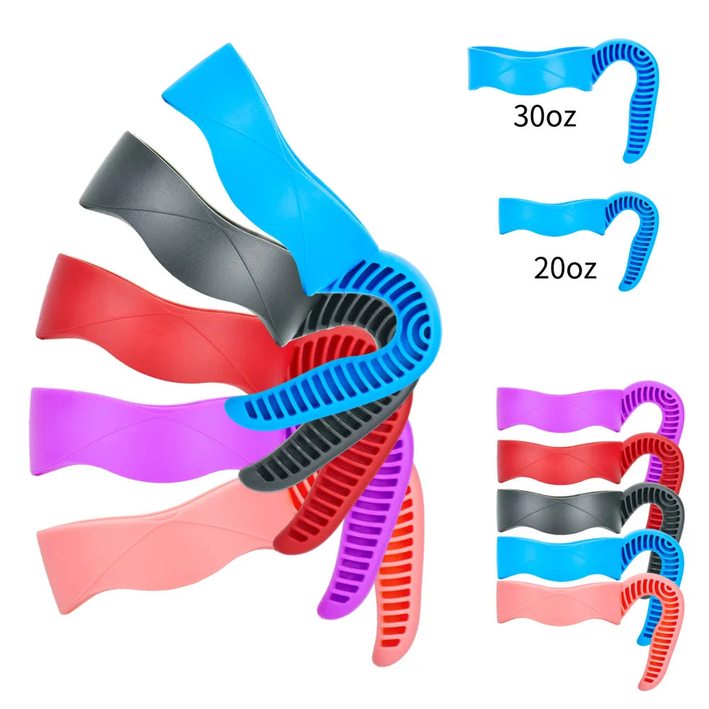 20/30oz Tumbler Handle Water Thermos Bottle Holder Travel Drinkware Holder Coffee Cup Portable Insulated Bottles Accessories Good Vibrations