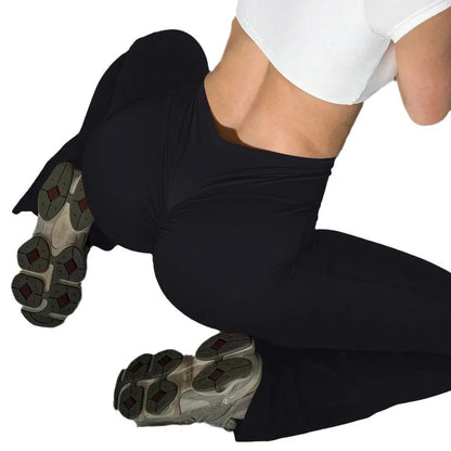 High Waist Workout Yoga Leggings Fitness Butt Lifting Scrunch Butt Sports Gym Pants Women Good Vibrations
