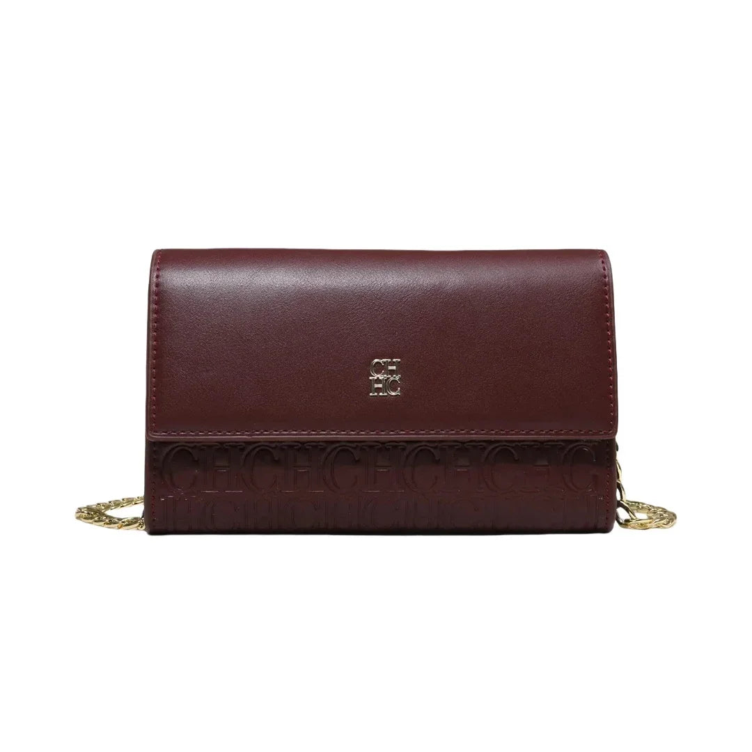 CH Crossbody Bag For Women Luxury Designer Handbag Fashion Embossed Leather Shoulder Bag Elegant Chain Clutch Bag For Daily Use Good Vibrations
