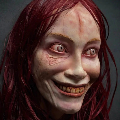 Creepy Halloween Mask Horror Mask Cosplay Props Halloween Face Mask Good Vibrations