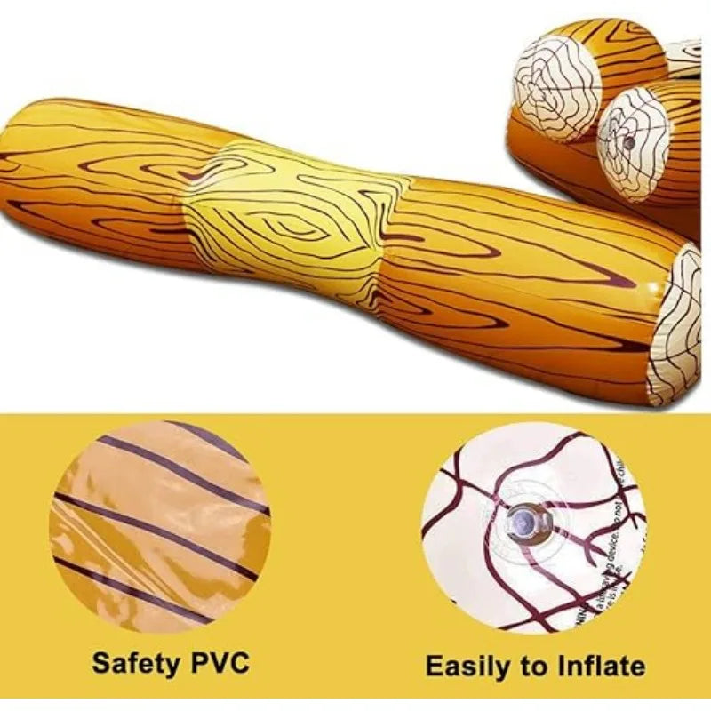 Pool Float Inflatable Canoe Water Toy Swimming Toy with Paddle Children's Boat Air Mattress Swimming Seat Water Sports Good Vibrations