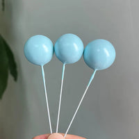 1 Set Elephant Cake Toppers White Blue Cake Balls Baby Blue Elephant Cake Topper for Happy Birthday Baby Shower Cake Decor Favor Good Vibrations